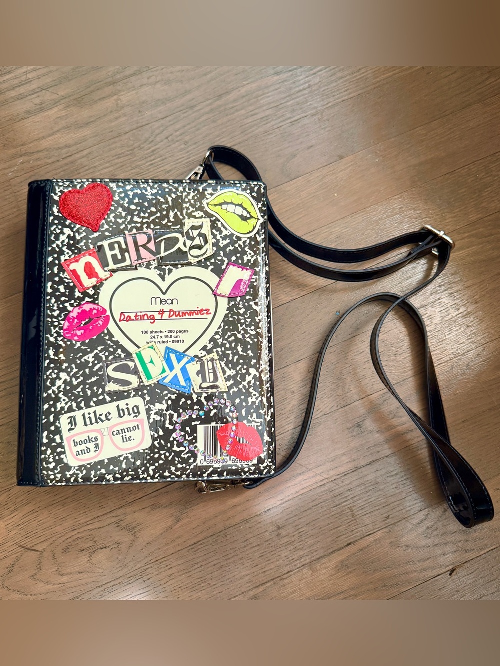 Dolls kill Sexy Nerds Dating 4 Dummies Notebook Crossbody Bag